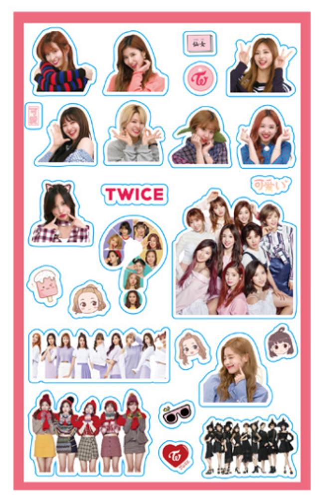 Наклейки TWICE Наклейки TWICE