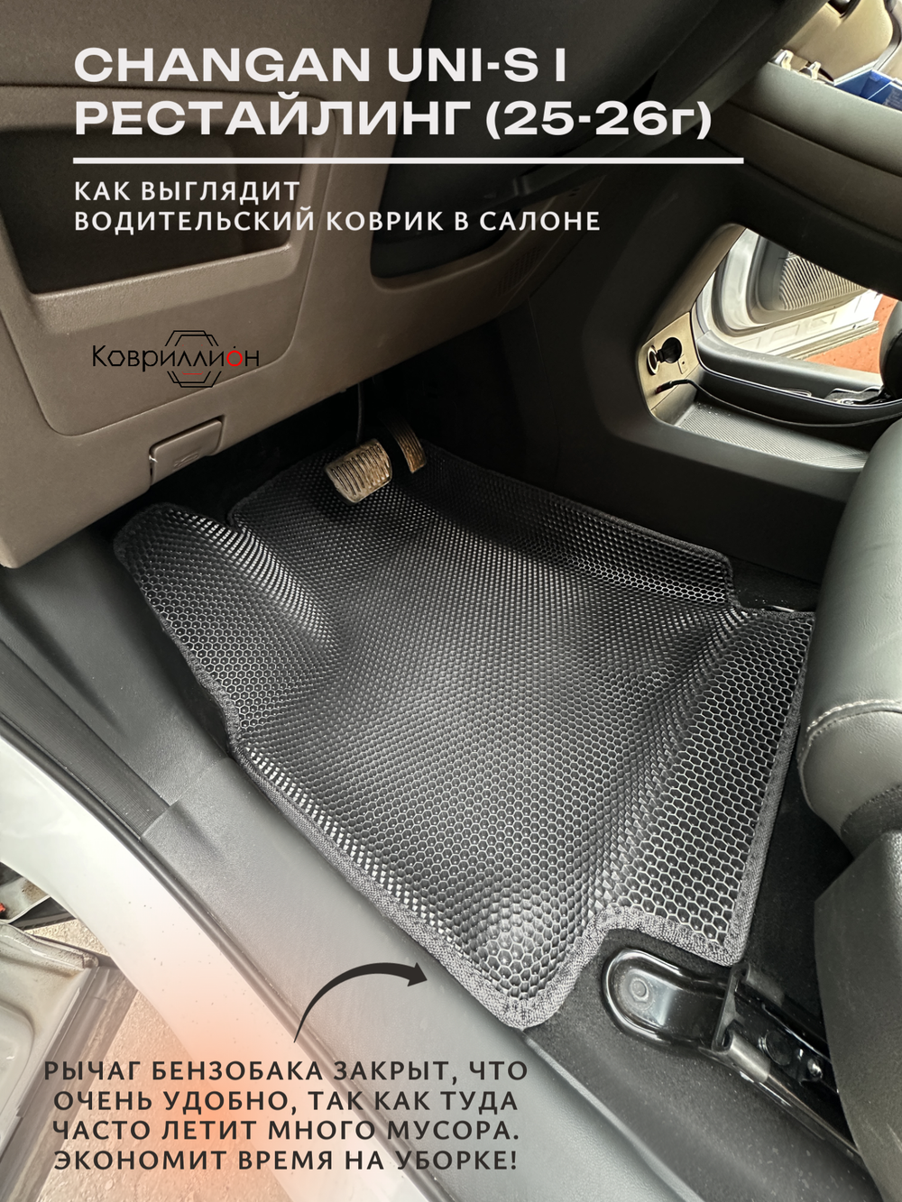 Автомобильные коврики ЭВА для Changan UNI-S рестайлинг 4WD (CS55 Plus рестайлинг 2) 2025-2026г