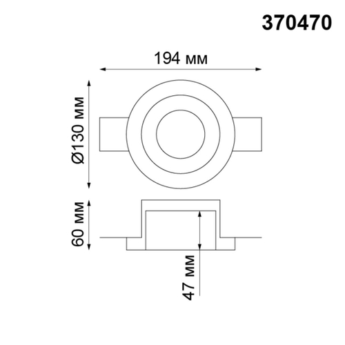 370470 SPOT NT19 136 белый Встраиваемый под покраску светильник IP20 GU10 50W 220V YESO