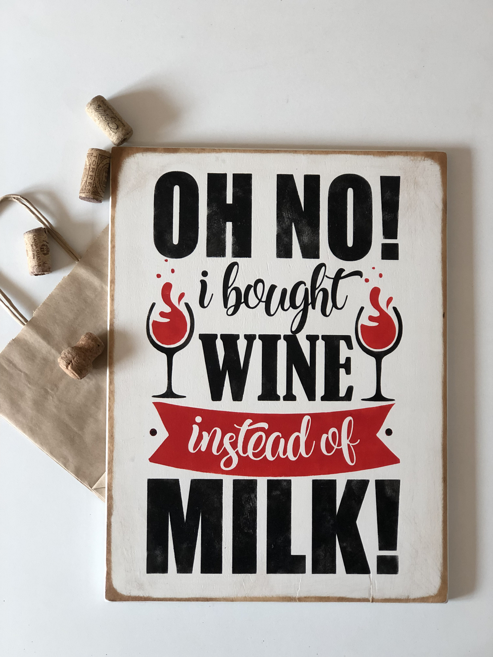 Интерьерные таблички WINE NOT