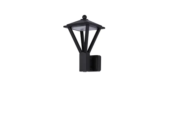 Уличный настенный светильник Rilon PL-2247-2B BLACK, 12 Вт, чёрный