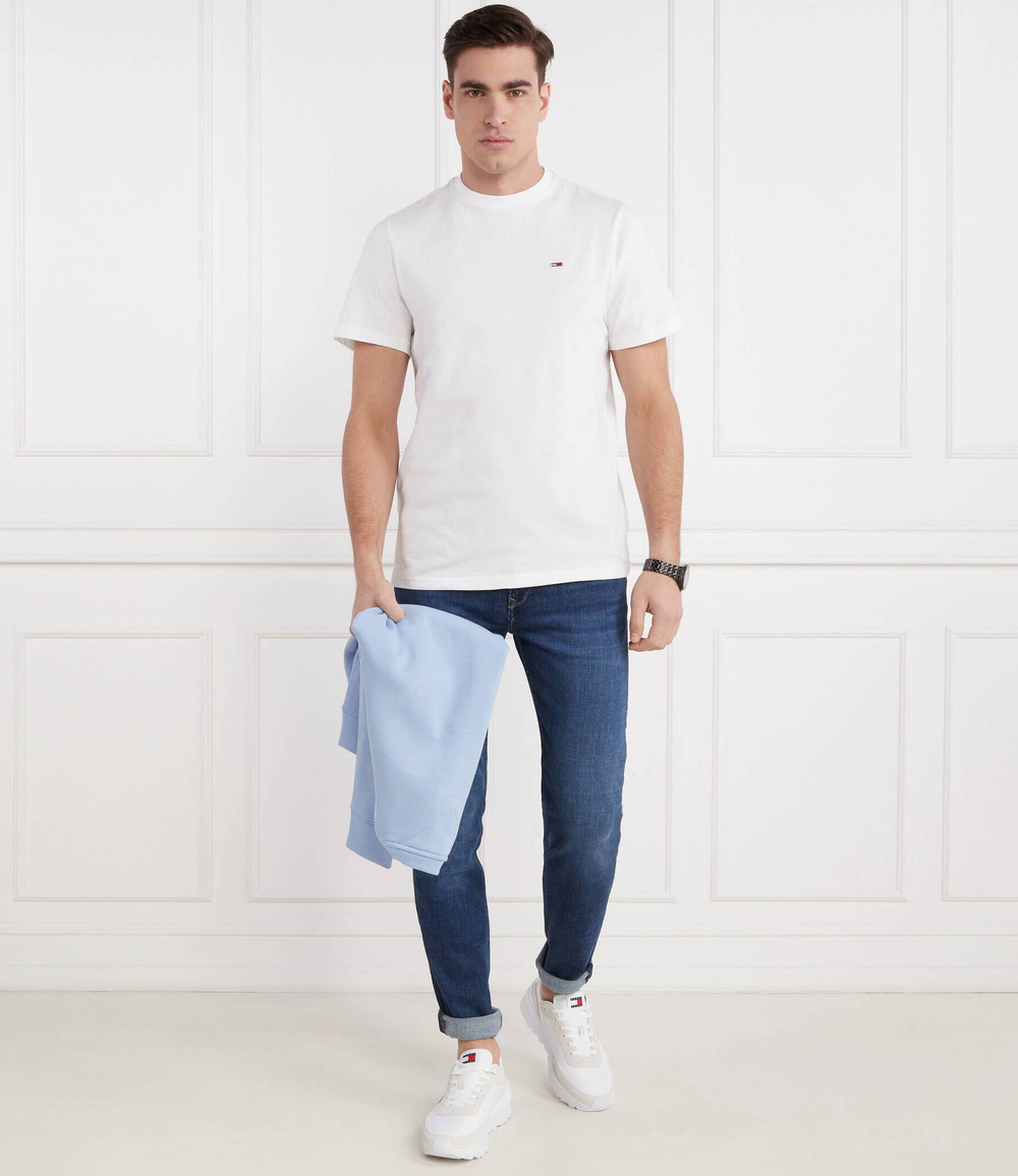 футболка tjm classic Tommy Jeans - белый(DM0DM09598)