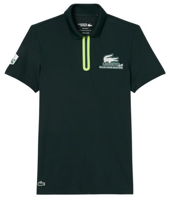 Мужское теннисное поло Lacoste Unisex Rolex Paris Masters Edition Мячboy - sinople green