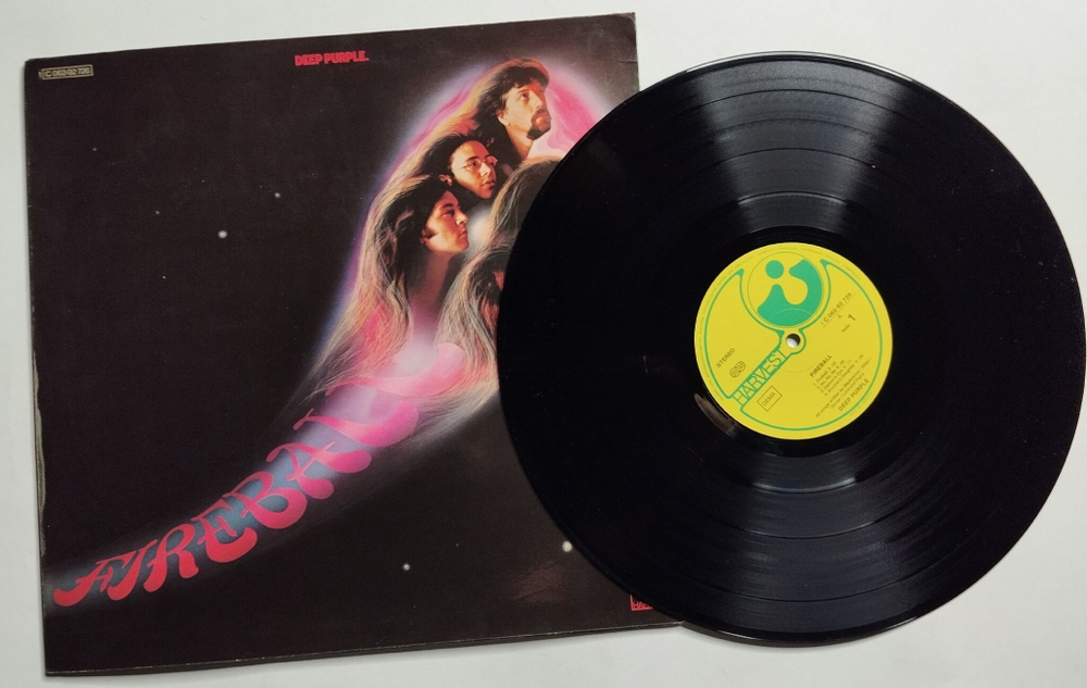 Винтажная виниловая пластинка LP Deep Purple Fireball (Germany 1971)