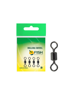 Вертлюжок рыболовный цилиндрический ROLLING SWIVEL 1001 №1
