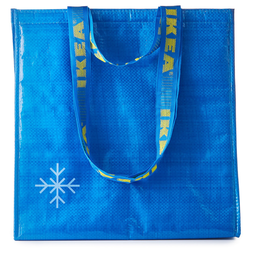 IKEA FRAKTA  (ИКЕА ФРАКТА)  -  Термосумка - синяя 38x40 см