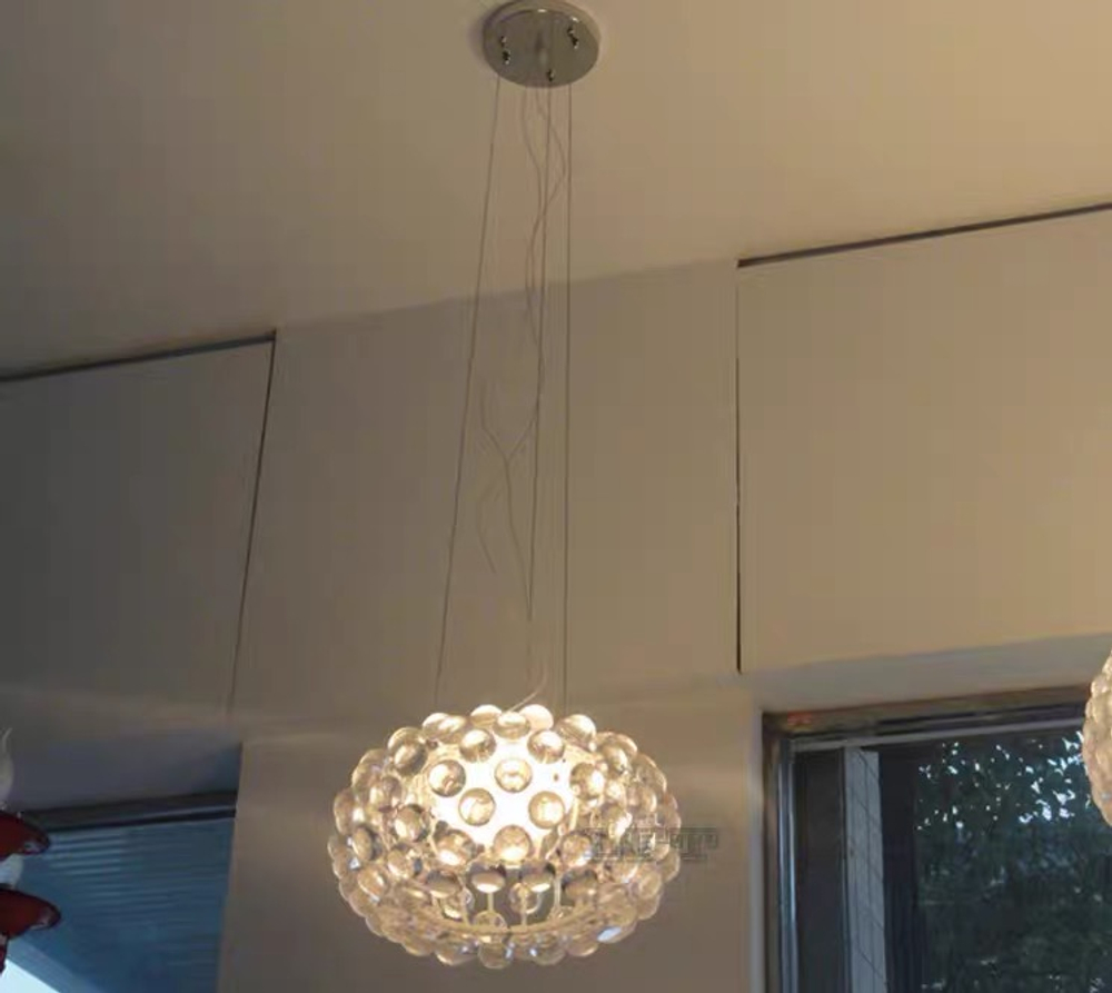 Pendant design lamp CABOCHE piccola by Foscarini (Clear)