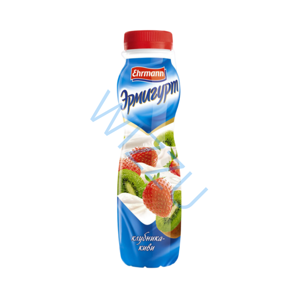 Йогурт Эрмигурт 1,2% питьевой 290г Клубника-Киви, шт