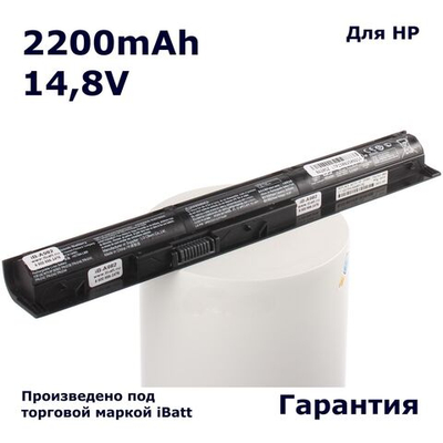 Аккумулятор iBatt 2200mAh для ноутбука HP VI04