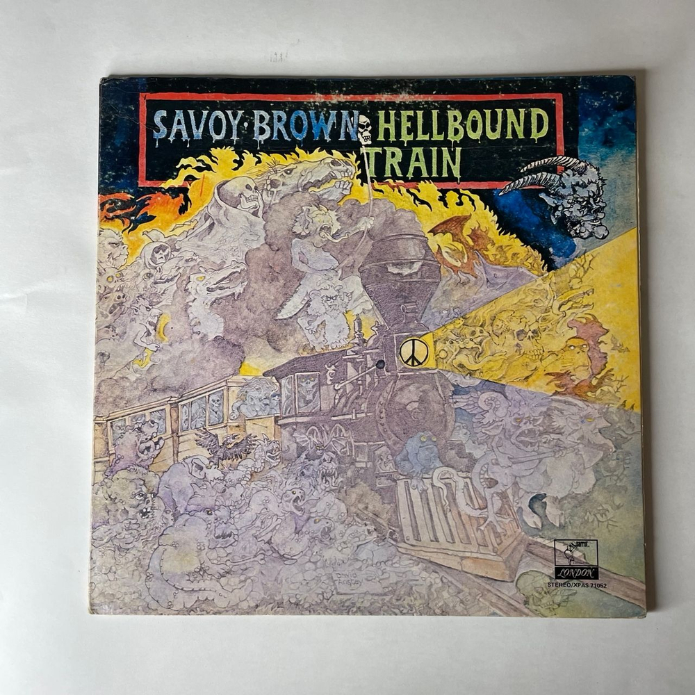Винтажная виниловая пластинка LP Savoy Brown Hellbound Train (США 1972)