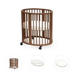 Комплект 3 в 1 люлька Stokke Sleepi Mini V3 Warm Brown