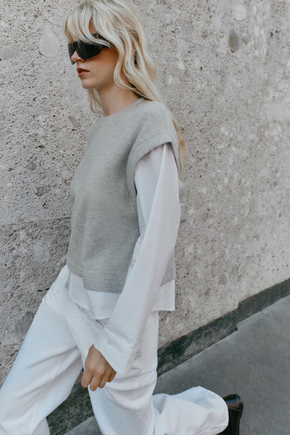 КОМБИНИРОВАННЫЙ ЖИЛЕТ — ZARA