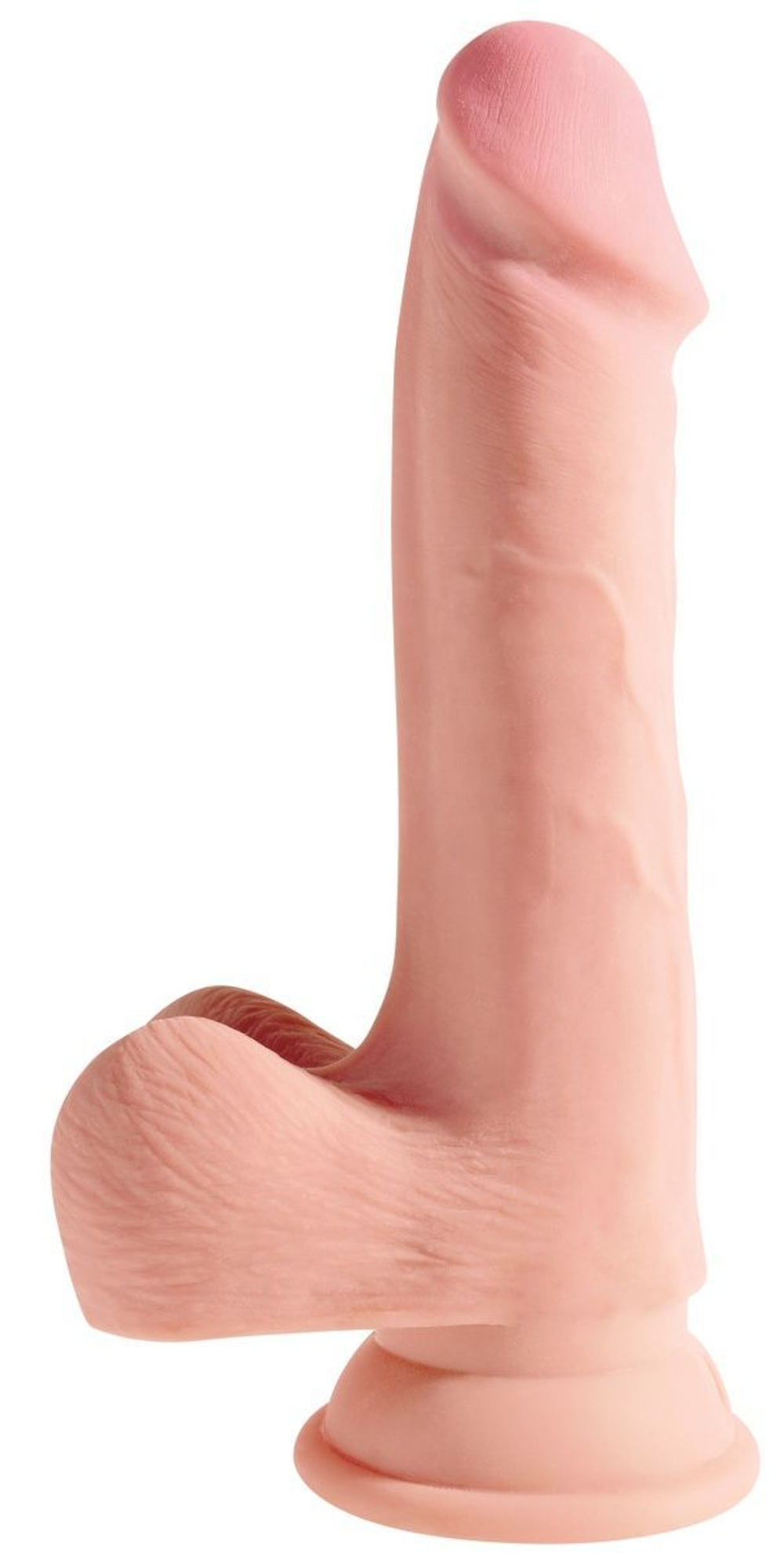Телесный фаллоимитатор на присоске 7.5  Triple Density Cock - 22,9 см.