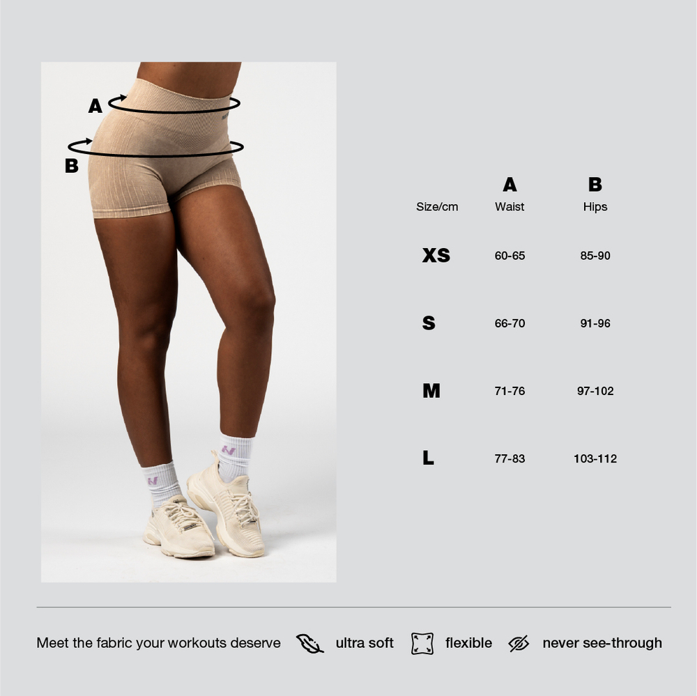 Шорты High Waisted Push-Up Shorts TOTALLY SEAMLESS 304 Красные