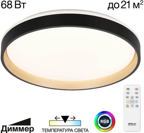 Потолочный светильник Enzo CL753451G Citilux
