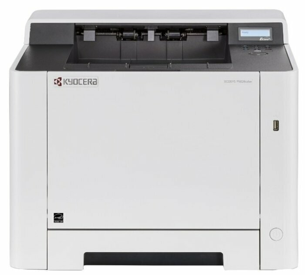 Принтер лазерный KYOCERA ECOSYS P5026cdw, цветн., A4, белый/черный