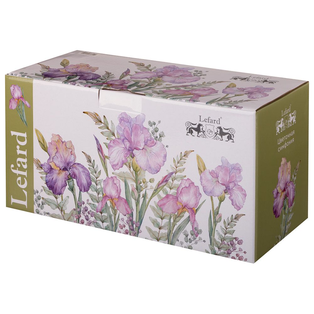 ЧАЙНЫЙ НАБОР LEFARD "IRISES" НА 6 ПЕР. 12 ПР. 280 МЛ, РАЗНОЦВЕТНЫЙ (КОР=4НАБ.)