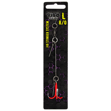 Стингер для джиг-головки Цветной Vido Craft VD-CSTJE 1шт Stinger Eye Jig Тройник -