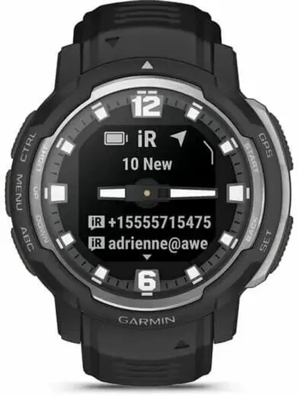 Умные часы Garmin Instinct Crossover Standart Black (010-02730-03)