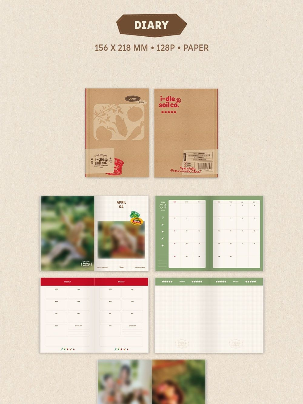 товары i-dle - i-dle & Soil Co. 2026 Season's Greetings