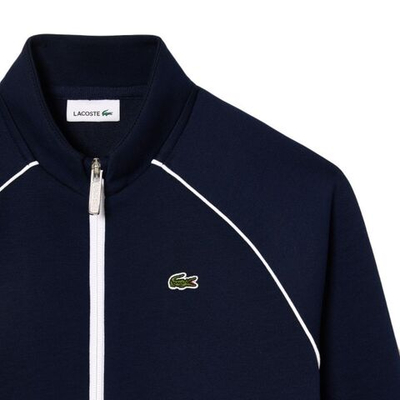 Кофта для мальчика теннисная Lacoste Kids' Zip-Up Sweatshirt - navy blue
