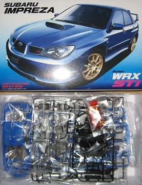 Сборная модель 1/24 Fujimi Subaru Impreza WRX STI '05