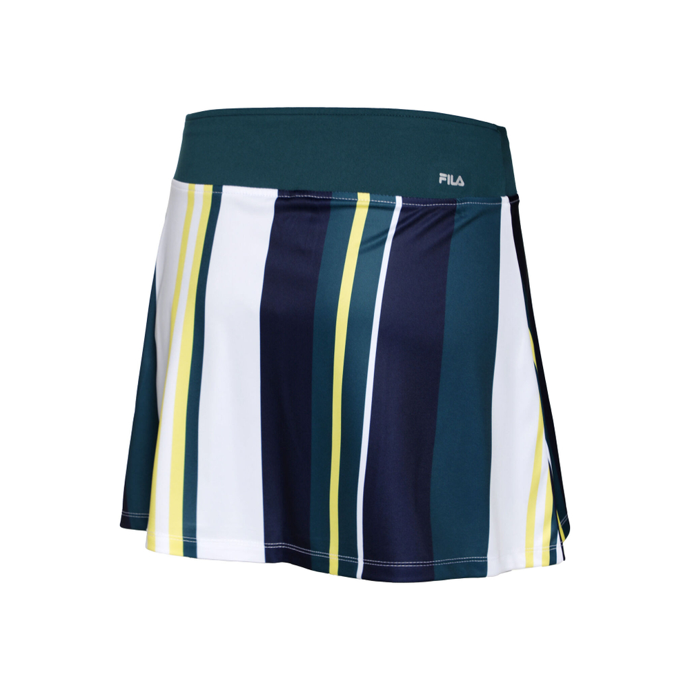 Женская теннисная юбка Fila Elliot Skirt Women - White, Dark Green