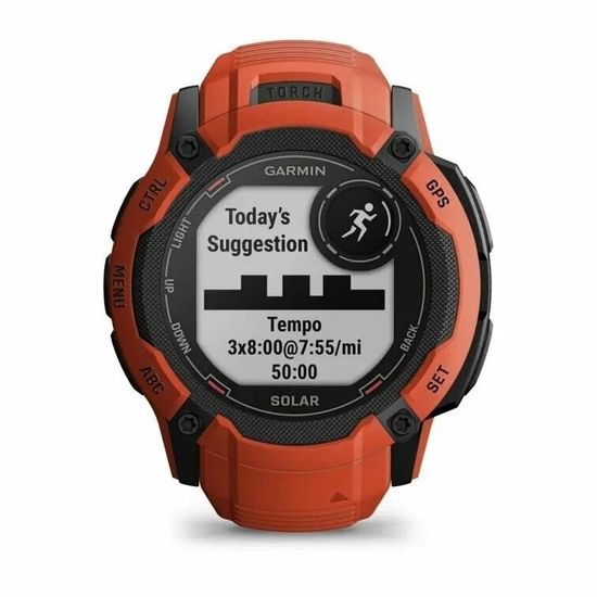 Умные часы Garmin Instinct 2X Solar Flame Red (010-02805-01)