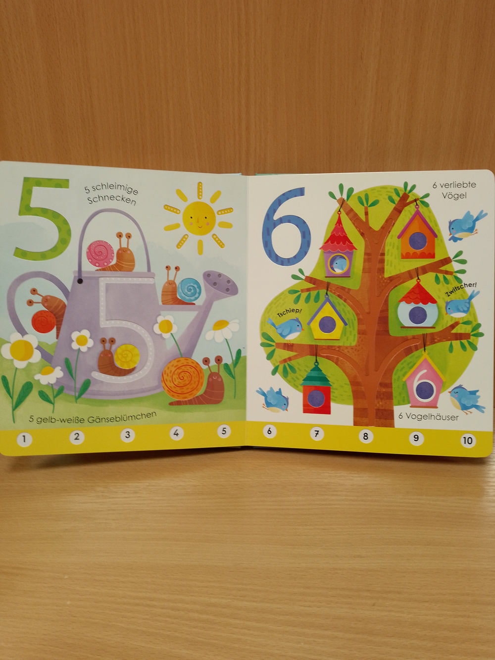 Fingerspuren-Buch: 1, 2, 3: Erstes Zählen von 1-10