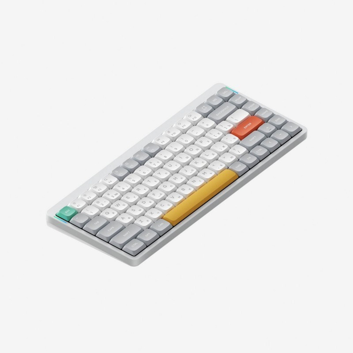 Беспроводная механическая клавиатура QMK Nuphy AIR75v2 Ionic White, RGB, Hot Swap, Cowberry Switch (AIR75v2-IW-24)