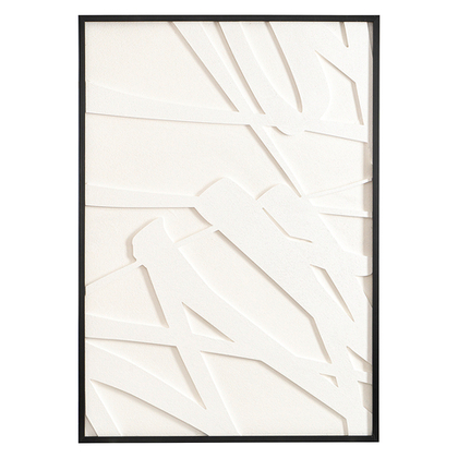 Панно декоративное с эффектом 3d minimalism, с черной рамой, 70х100 см