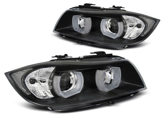 Фары передние U-LED LIGHT 3D BLACK для BMW 3 E90 E91