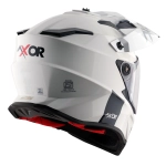 Шлем AXOR X-CROSS DUAL VISOR SC, с визором, цвет белый (M)