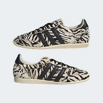 ADIDAS Кроссовки Japan с анималистическим принтом, белый/черный