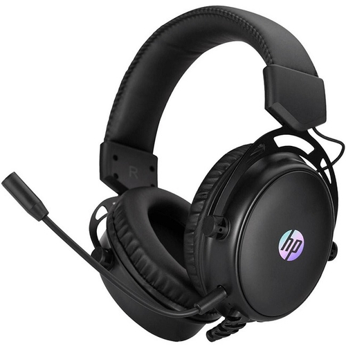 Компьютерная игровая гарнитура HP DHE-8005U, с регулировкой громкости, USB, черный