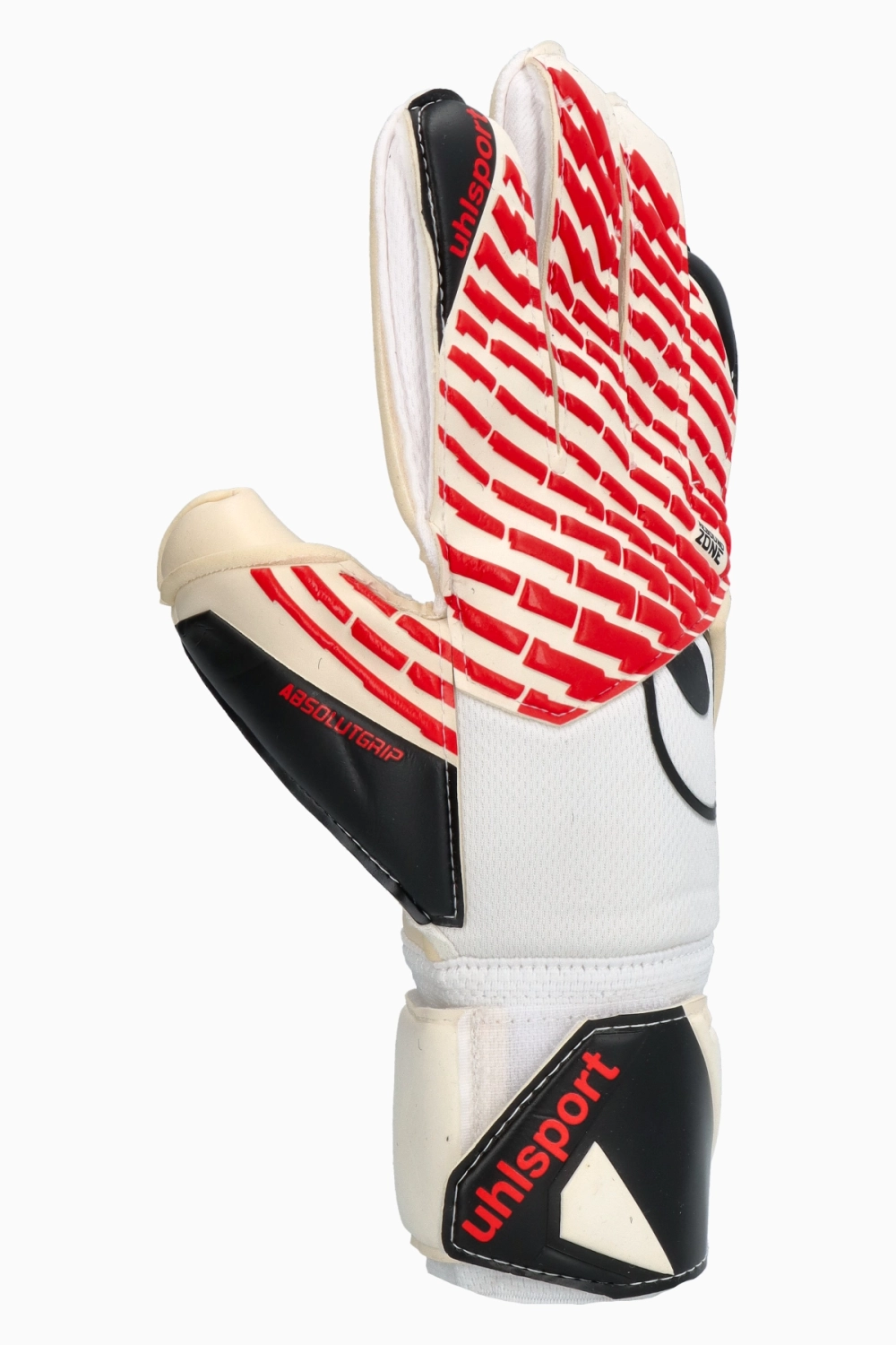 Вратарские перчатки Uhlsport Fangmaschine Absolutgrip Junior - белый