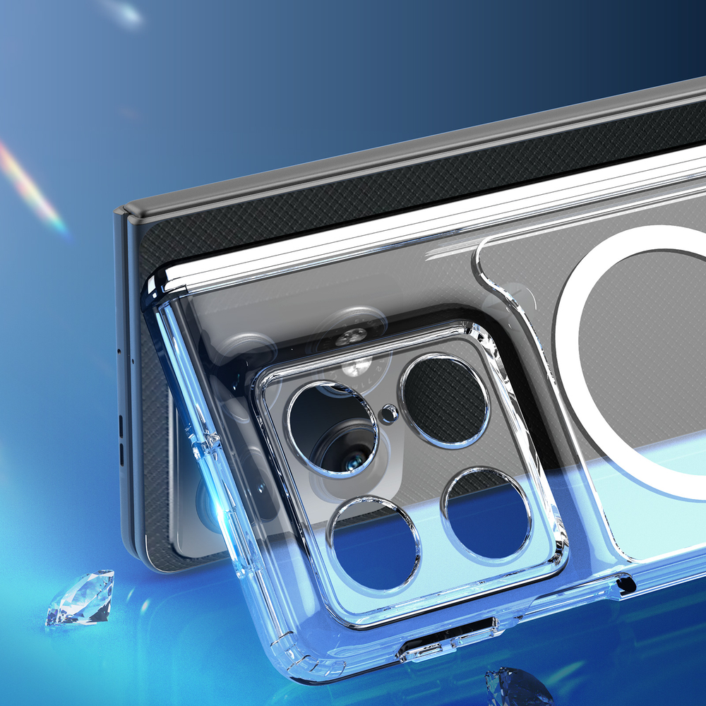 Прозрачный защитный чехол с MagSafe для Motorola Razr Fold, серия Clin Mag Series от Dux Ducis
