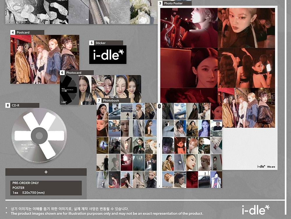 Альбом i-dle - WE ARE 8th Mini Album RANDOM Version