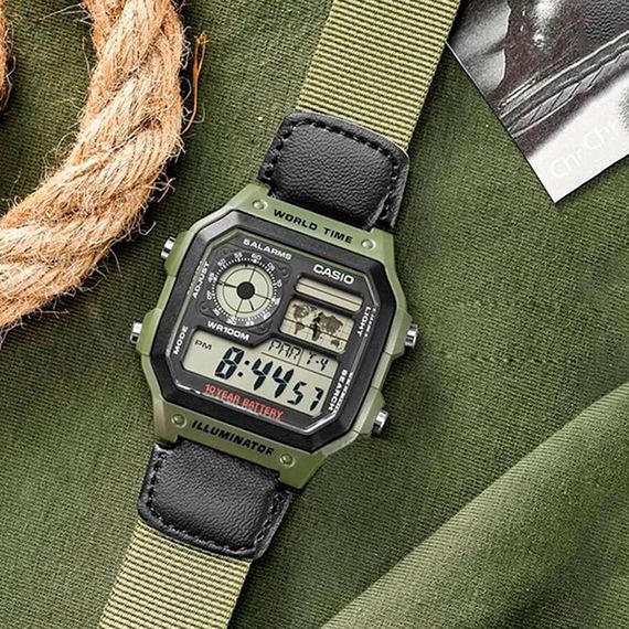 Наручные часы CASIO AE-1200WHB-3B