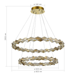 Светильник подвесной DIAMANTA LED 45W 3000K