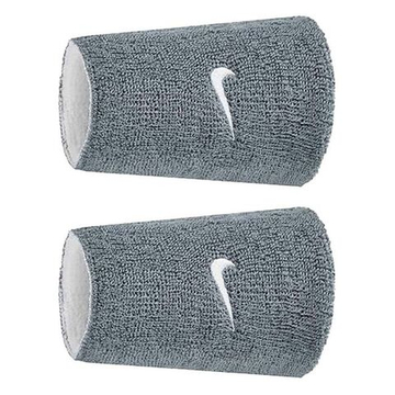 Теннисные напульсники Nike Swoosh Double Wide Reversible 2P - grey/white