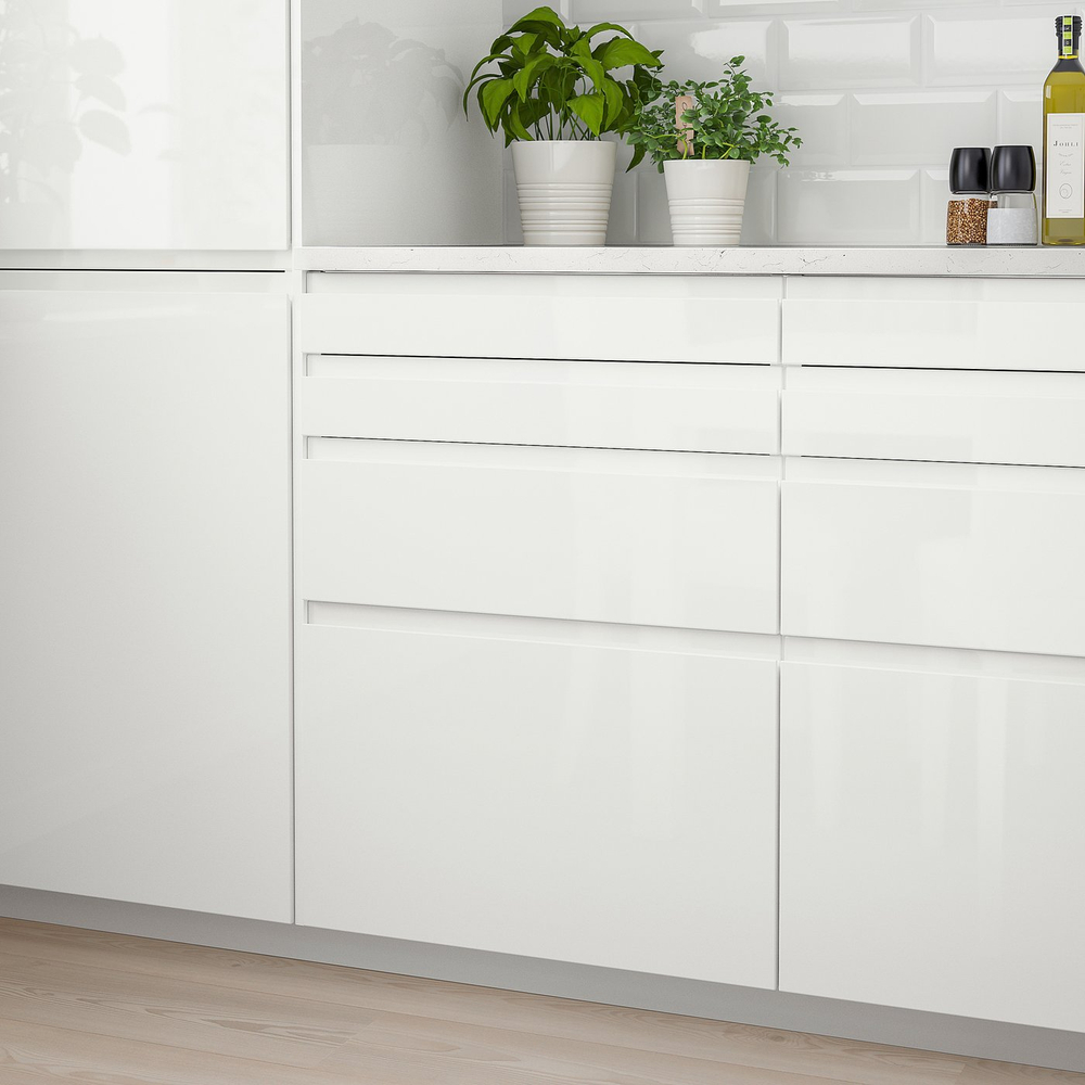 IKEA VOXTORP  (ИКЕА ВОКСТОРП)  -  Фасад ящика - глянцевый белый 40x20 см