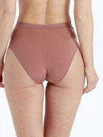Высокие трусики Naturals High Waisted Brief (Размер: L) (Цвет: грязно-розовый)