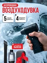 Воздуходувка аккумуляторная, протативная в кейсе
