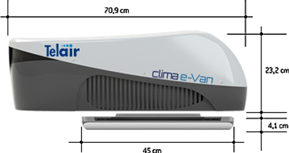 Автокондиционер TELAIR Clima e-Van 5400H