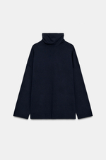 ОДНОТОННЫЙ СВИТЕР С ВОРОТНИКОМ-СТОЙКОЙ — ZARA