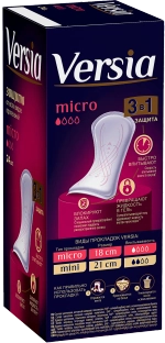 Прокладки урологические Versia Micro 24шт