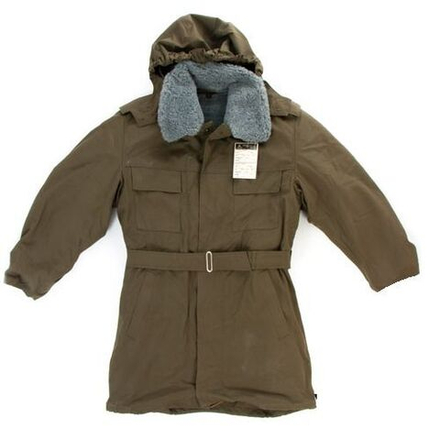 Пальто Czech Army Coat M85 with Hood and Collar Like New