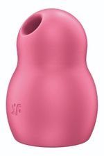 Малиновый вакуумный стимулятор клитора Satisfyer Pro To Go 1 (Цвет: малиновый)