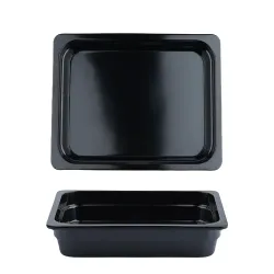 Гастроемкость 1/2 h65 мм пластик меламин 315*255*65 мм 4 л Black P.L. Proff Cuisine